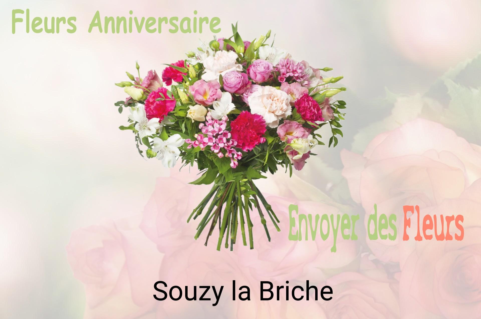 Bouquet de fleurs d’anniversaire livré à Souzy-la-Briche